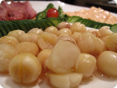 A close up of the Lotus seeds - my favourite picture of the lot.