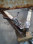 We cut off the old hitch and installed a new one just to be safe.
