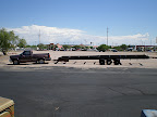Taking the trailer to the storage yard until I return.