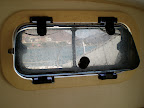 The plexi hatches are all worn and cracked.