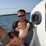 Kickin' Back and Chillin' at anchor at Stock Island, Florida.