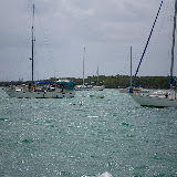 The anchorage off of Stock Island near Key West. It was windy over 40 days in a row.