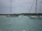 The anchorage off of Stock Island near Key West. It was windy over 40 days in a row.