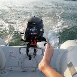 Here's how you steer the dinghy!