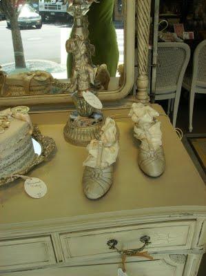 interesting or antique pair of shoes
