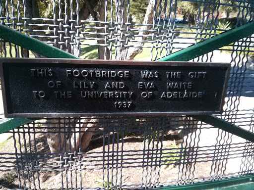 Torrens Footbridge Plaque
