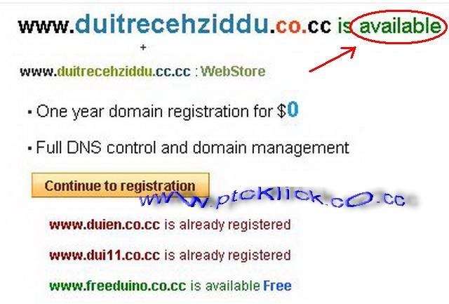 domain gratis co.cc 3 Setting Domain gratis (co.cc) dan dapat Dollar Gratis