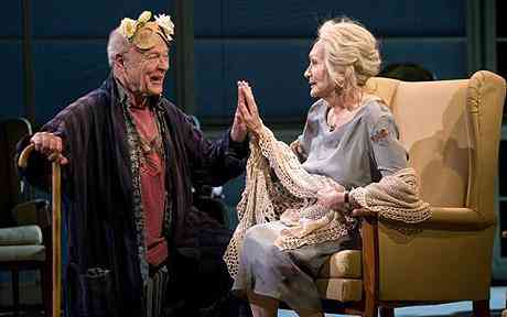 Michael Byrne (Romeo) and Sian Phillips (Juliet) - Juliet and her Romeo at the Bristol Old Vic, examination 