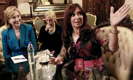 01.03.10 Hillary Clinton meets Cristina Fernandez de Kirchner