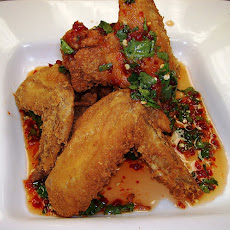 Spicy Honey Dijon Mustard Wings