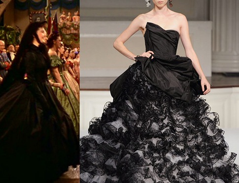 gwtw black dress