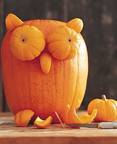 martha stewart pumpkin owl