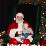 santa with a baby