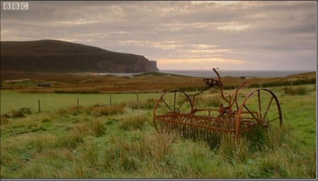 Rusty plough on Rackwick