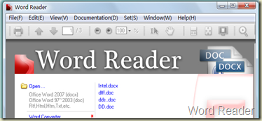 Word Reader aperçu Word Reader aperçu