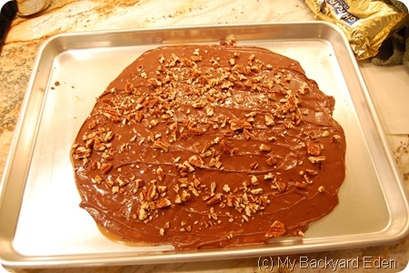 finished toffee