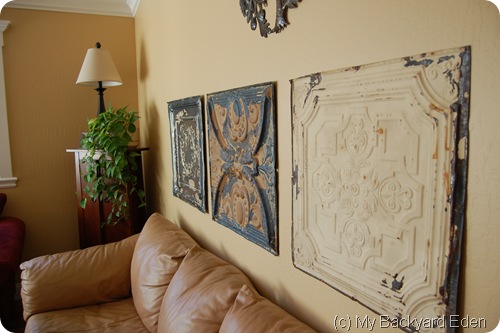 decorate with ceiling tiles