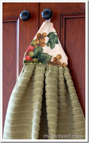 Finished Towel Topper