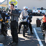 Starting off Saturday in Bishop, CA.  Johnston on a BMW F800, Nick on a Suzuki 650 V-Strom and Jason on a Kawasaki KLR 650.  Jack's makes a nice breakfast!