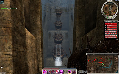 Extravagant sewers in Kaineng City.
