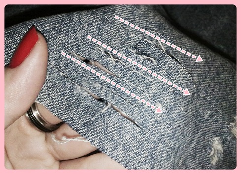 DIY Denim Shorts #4