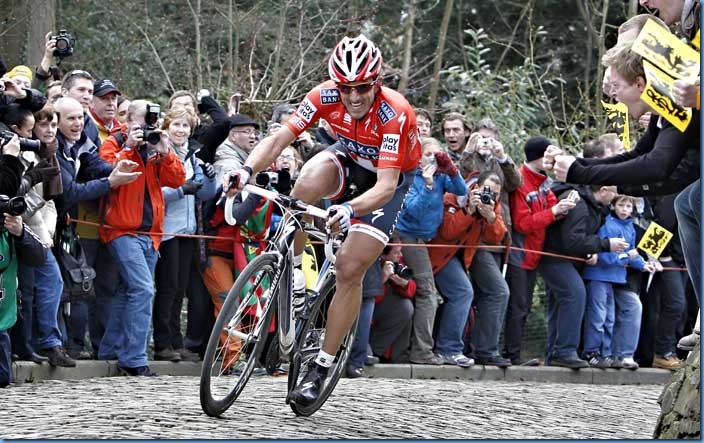 Ninove -Giro  delle Fiandre 2010
Fabian Cancellara (Saxo Bank)  - 
foto Luca Bettini©2010