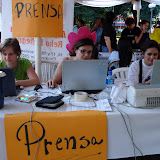  &ndash; Equipo de prensa del 3er Encuentro Feminista del Paraguay. Encarnación, noviembre de 2007.