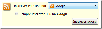 Assinar feed no Google Reader Assinar feed no Google Reader