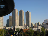 City skyline as seen from the Yongsan station