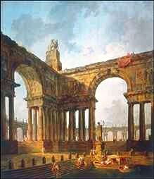 Image of The Landing - Hubert Robert