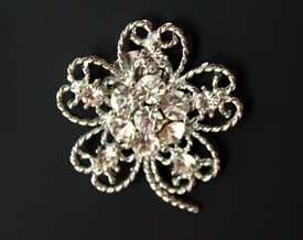 silver brooch