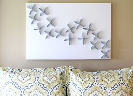 Toilet paper roll art