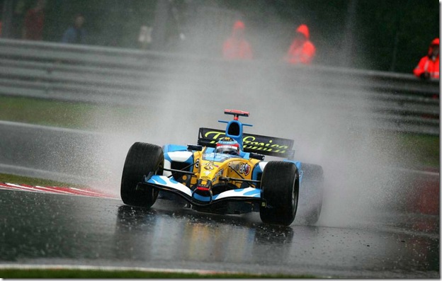 F1DataBase - Fernando Alonso, Renault - Bélgica 2005