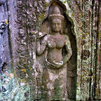  Preah Khan Khmer Temple Goddesses   Devata of the Shadows