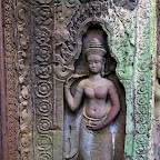  Preah Khan Khmer Temple Goddesses   Devata of the Shadows