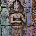  Preah Khan Khmer Temple Goddesses   Devata of the Shadows