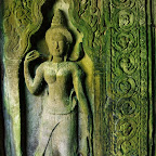 Preah Khan devata of darkness 12 Preah Khan Khmer Temple Goddesses   Devata of Darkness