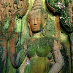 Preah Khan devata of darkness 05 Preah Khan Khmer Temple Goddesses   Devata of Darkness