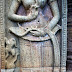 The sampot (Khmer skirt) on Sikhoraphum's south devata is identical to some seen at Angkor Wat. Her hand gestures and stomach markings are also similar. Again, the animals make this carving quite rare - out of 1,780 women at Angkor Wat only a few hold a single bird, and only one (!) has a small dog as a pet. Read the full story on http://www.devata.org