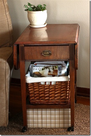 fabric covered storage box DIY storage box
