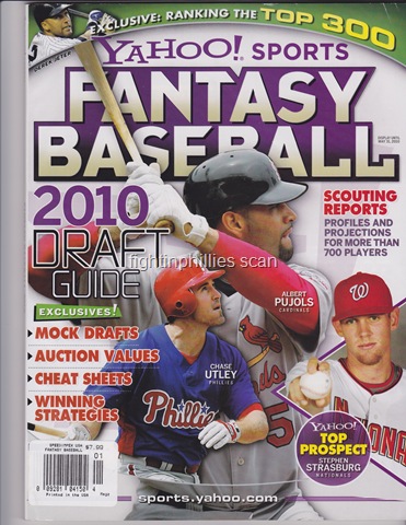 the 2010 Fantasy Baseball