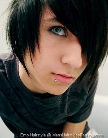 boys emo hairstyle