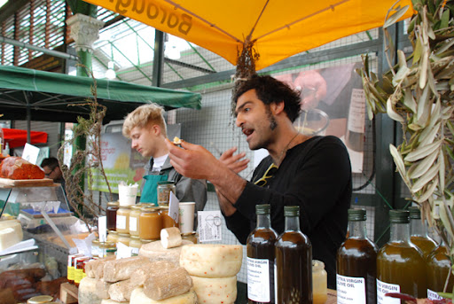 honey cheese vendor borough market london