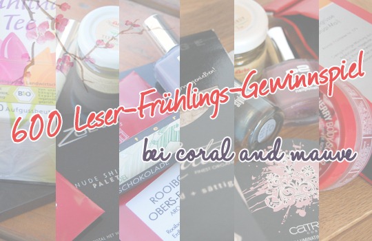600 Leser-Frühlings-Gewinnspiel 600 Leser-Frühlings-Gewinnspiel