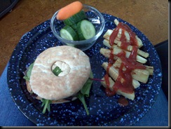 lunch hummus