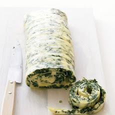Family-Style Rolled Omelet with Spinach and Cheddar