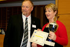 European Trophy for Voluntary Work. Marie Carroll awarded the Bronze level recognition for her contribution to Irish Society and ultimately to European Society.