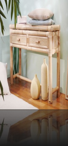 meuble en bambou