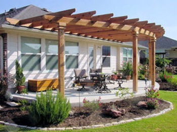 Pergola en bois