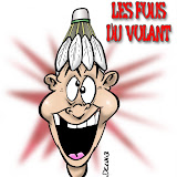 (badminton valence) logo les fous du volant